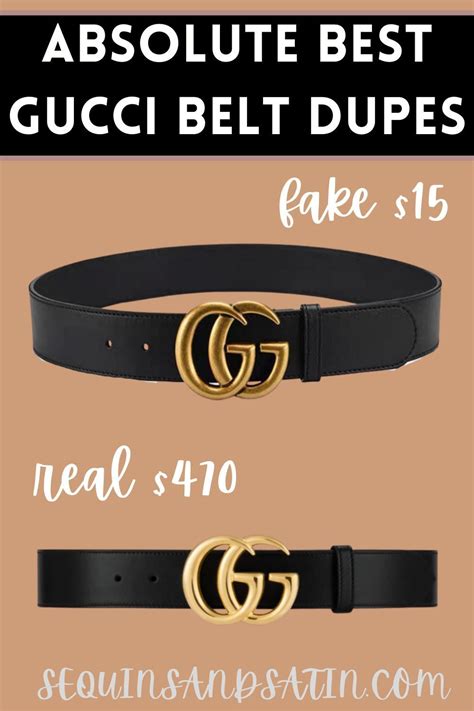 black gucci belt dupe